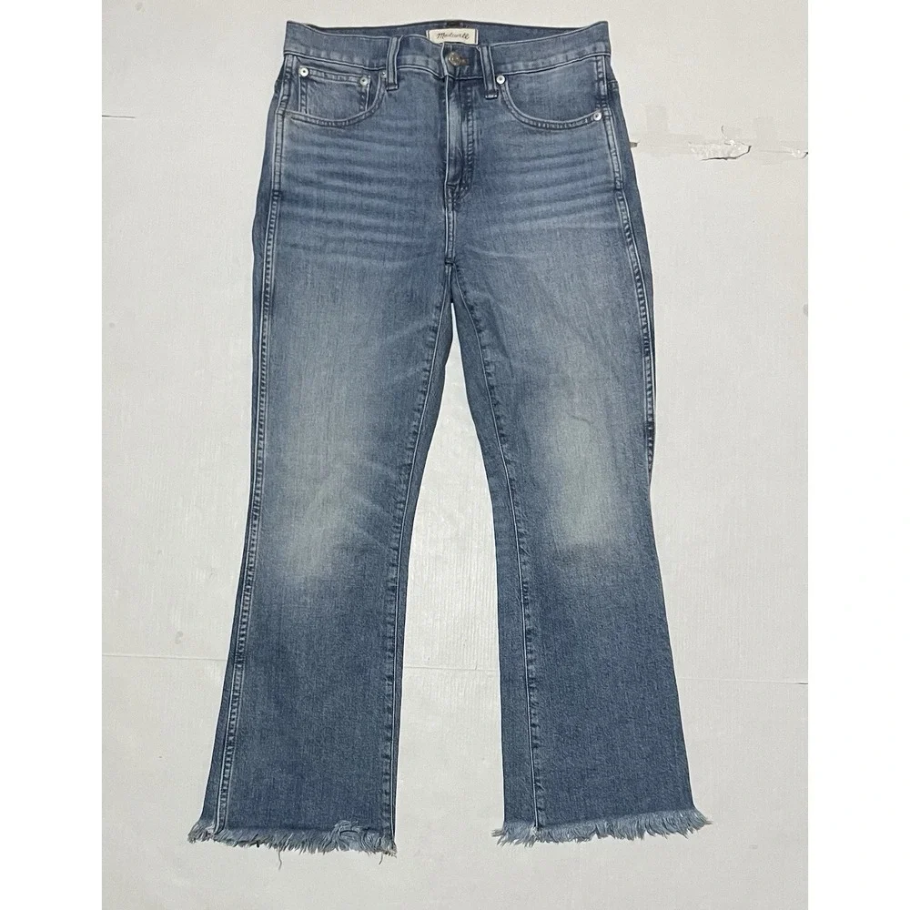 Madewell‎ Jeans Womens 28 X 26 Boot Cut Mid Rise Light Wash Stretch Cali Demi